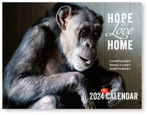 Chimpanzee Sanctuary Northwest 2024 Calendar