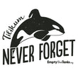 Load image into Gallery viewer, ETT Tilikum Never Forget Blue V-Neck