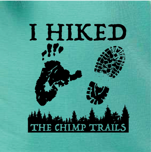 Project Chimps I Hiked the Trail Youth Tee - Seafoam