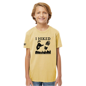 Project Chimps I Hiked the Trail Youth Tee - Wheat