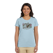 Load image into Gallery viewer, CSNW Ladies Two Honeys Mint Blue Tee