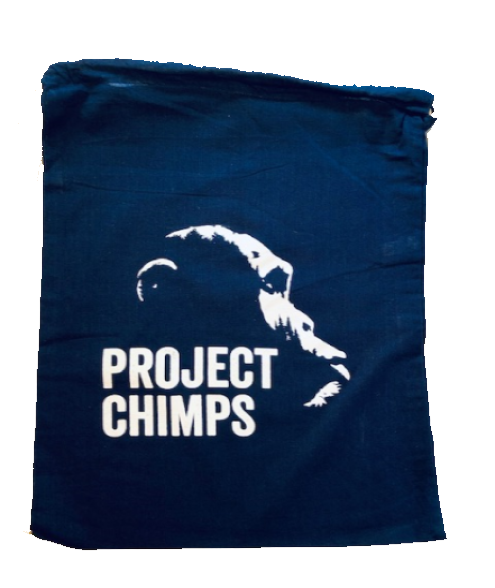 Project Chimps Cotton Drawstring Bag