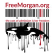 Load image into Gallery viewer, Free Morgan Foundation UPC Code Unisex White Short Sleeve Tee