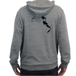 Load image into Gallery viewer, Project Chimps Logo Unisex Eco Tri Grey Fleece Zip Hoodie