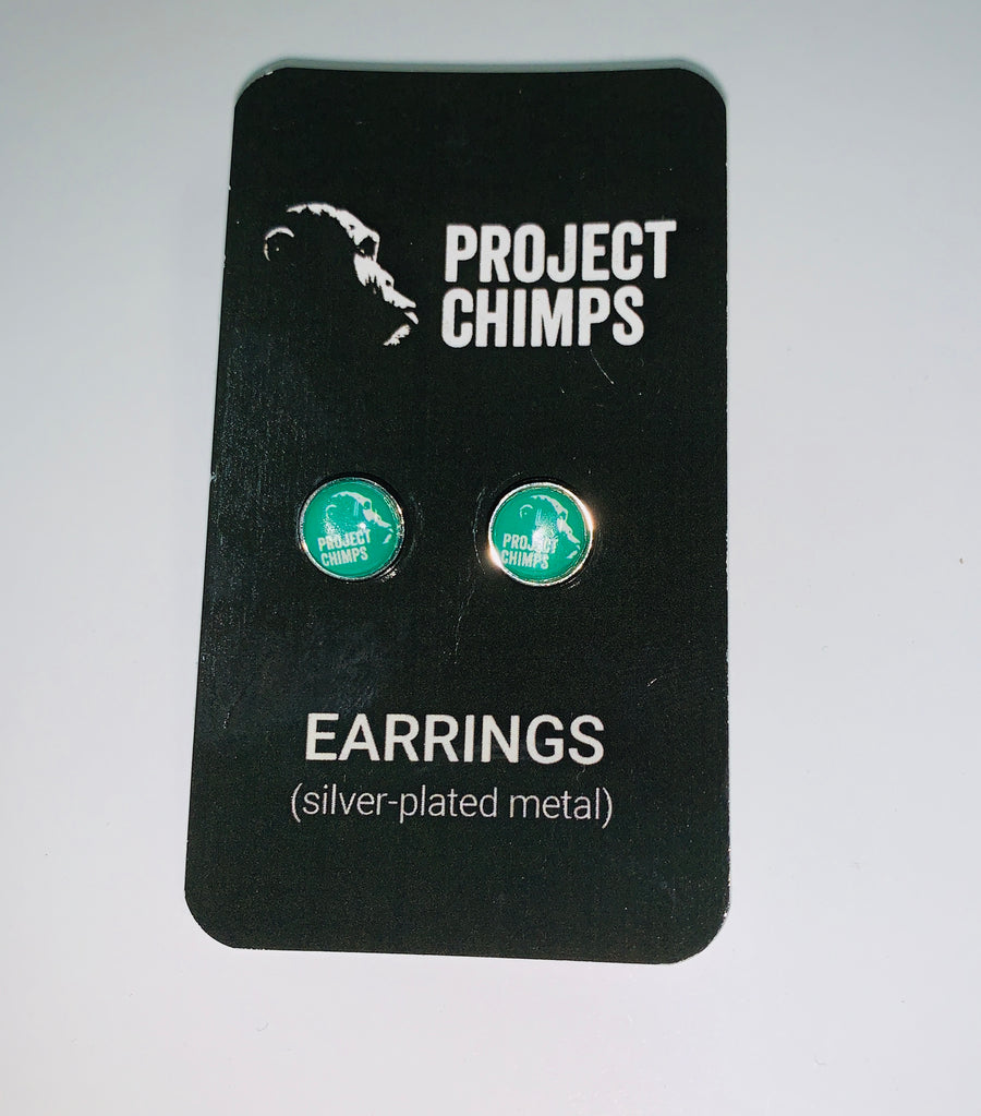 Project Chimps Logo Earrings