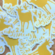 Load image into Gallery viewer, Ridge 2 River Logo Decal Yellow