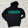 Load image into Gallery viewer, VEGAN Black Unisex Lightweight Pullover Hoodie