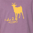 Load image into Gallery viewer, Ridge 2 River Logo Eggplant Youth Tee