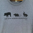 Load image into Gallery viewer, Not Your Science Experiment Heather Grey Unisex Tee
