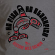 Load image into Gallery viewer, Orca Network No Fish No Blackfish Short Sleeve Heather Ash Unisex Tee