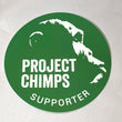 Load image into Gallery viewer, Project Chimps Supporter Logo 5" Decal