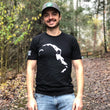Load image into Gallery viewer, Project Chimps Logo Unisex Black Tee