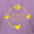 Load image into Gallery viewer, Ridge 2 River Compassion Circle Ladies Eggplant Tee