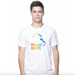 Load image into Gallery viewer, Project Chimps Rainbow Logo Unisex White Tee