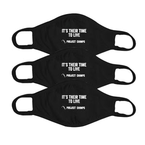 Project Chimps Face Mask 3-Pack