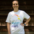 Load image into Gallery viewer, Project Chimps Rainbow Logo Unisex White Tee