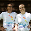 Load image into Gallery viewer, Project Chimps Rainbow Logo Unisex White Tee