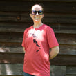 Load image into Gallery viewer, Project Chimps Logo Heather Tomato Unisex Tee