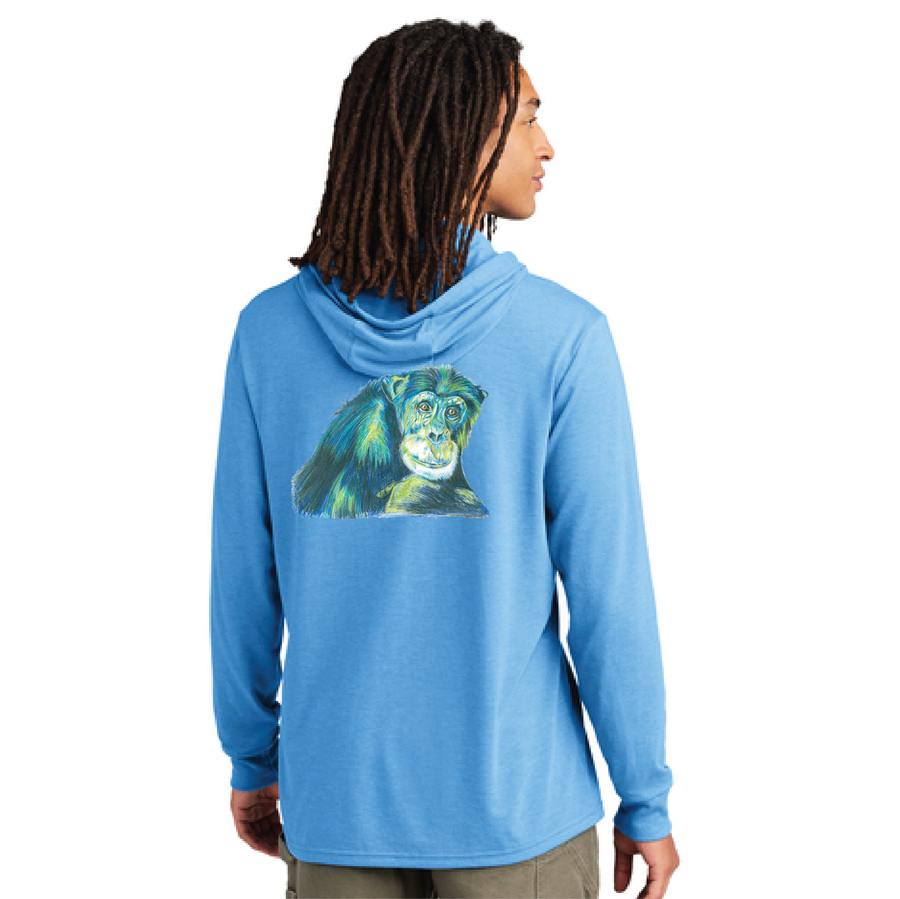 CSNW Charming Burrito Unisex Azure Blue Lightweight T-shirt Hoodie