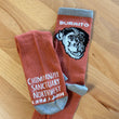 Load image into Gallery viewer, CSNW Burrito Socks Burnt Orange
