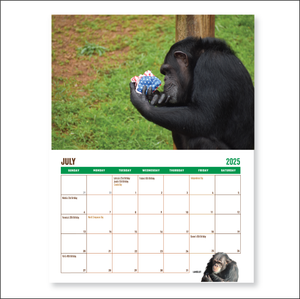 Project Chimps 2025 Calendar