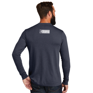 CSNW Logo Rebel Blue Triblend Unisex Long Sleeve Tee