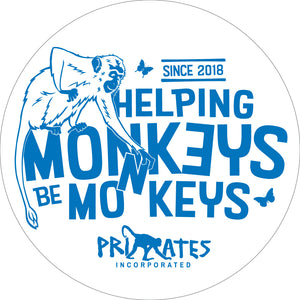 Primates Inc 4" Window Cling