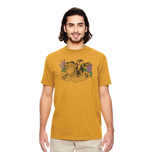 CSNW Unisex Two Honeys Beehive Yellow Tee