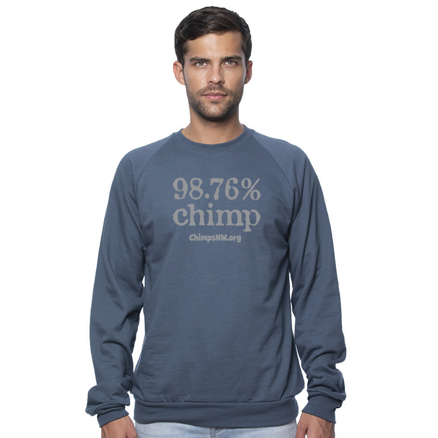 CSNW 98.76% Chimp Unisex Pullover Sweatshirt