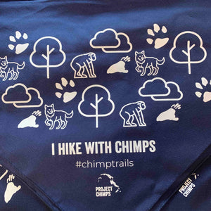 Project Chimps I Hike with Chimps Doggie Bandana