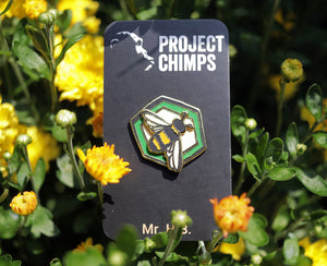 Project Chimps Honey Bee Pin