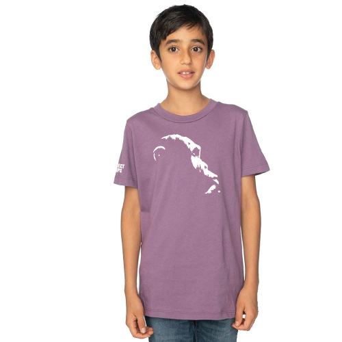 Project Chimps Logo Eggplant Youth Tee – EcoJoia