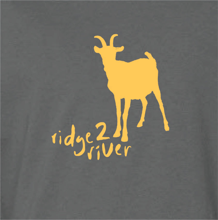 Ridge 2 River Logo Slate Grey Youth Tee