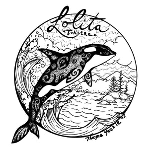 Orca Network Lolita Design by Thayne White Tank Top