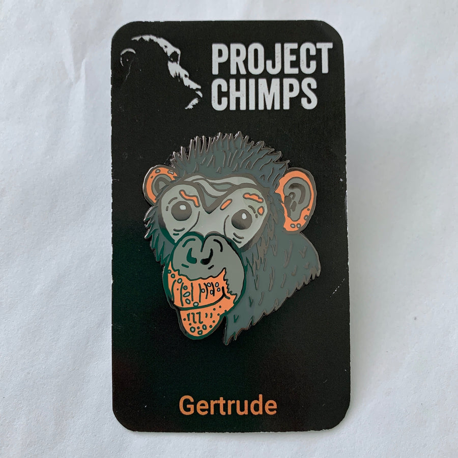 Project Chimps Gertrude Pin