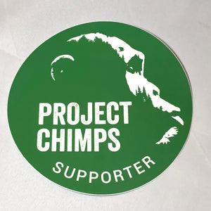 Project Chimps Supporter Logo 5" Decal