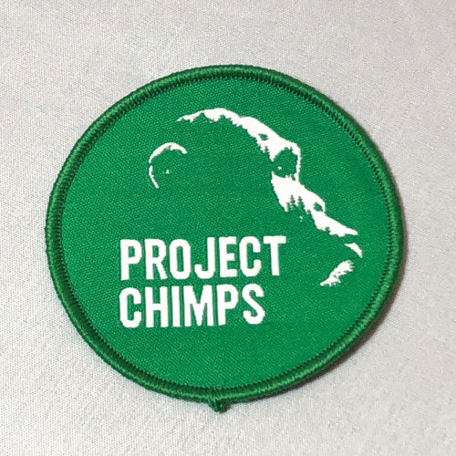 Project Chimps Logo 2.5" Iron On Patch
