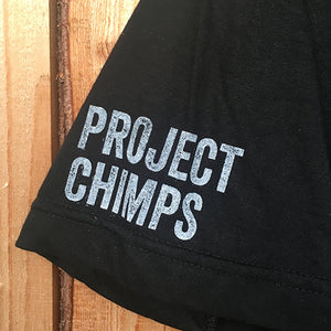 Project Chimps Logo Unisex Black Tee
