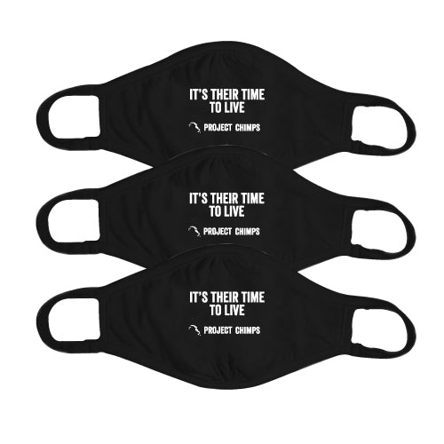 Project Chimps Face Mask 3-Pack